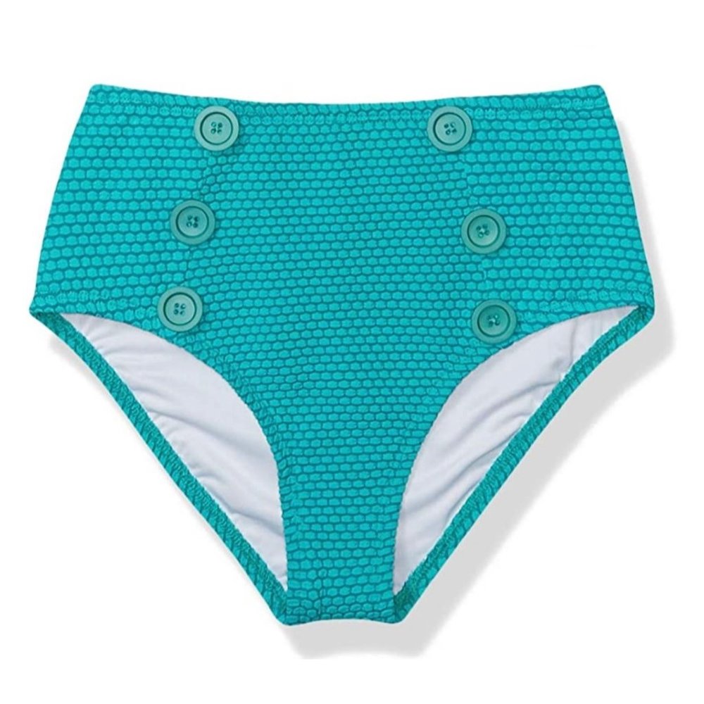 Heart and Harmony High Waist Hipster Bottom Bikini Swimsuit bottoms NEW Size 16